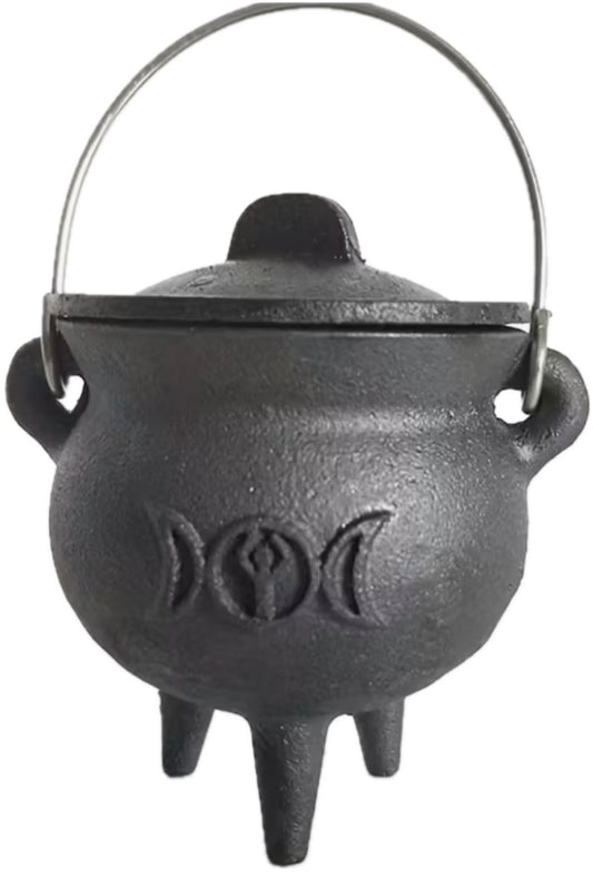 CAULDRON - Cast Iron - Triple Moon