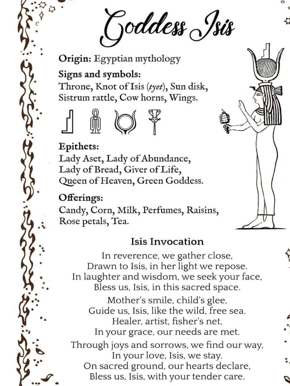 X - FREE God/Goddess Information