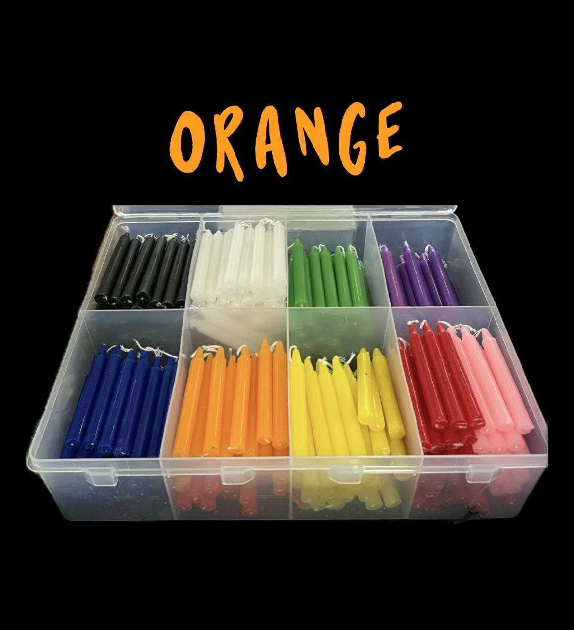 SPELL CANDLES - Orange x 5